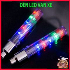Đèn LED Trang Trí Nắp Van Xe Đạp - Nhiều Màu Sắc, Chống Thấm, Dễ Dàng Lắp Đặt, Phụ Kiện Hoàn Hảo Cho Xe Máy và Xe Đạp