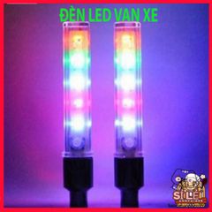 Đèn LED Trang Trí Nắp Van Xe Đạp - Nhiều Màu Sắc, Chống Thấm, Dễ Dàng Lắp Đặt, Phụ Kiện Hoàn Hảo Cho Xe Máy và Xe Đạp