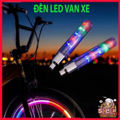 Đèn LED Trang Trí Nắp Van Xe Đạp - Nhiều Màu Sắc, Chống Thấm, Dễ Dàng Lắp Đặt, Phụ Kiện Hoàn Hảo Cho Xe Máy và Xe Đạp