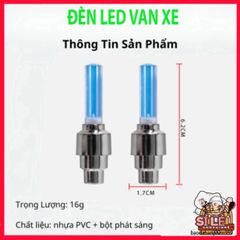 Đèn LED Gắn Bánh Xe Đạp Xe Máy - Nắp Van Phát Sáng Độc Đáo, Nhiều Màu Sắc Bắt Mắt, Cảm Biến Chuyển Động Tiện Lợi