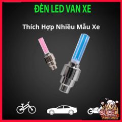 Đèn LED Gắn Bánh Xe Đạp Xe Máy - Nắp Van Phát Sáng Độc Đáo, Nhiều Màu Sắc Bắt Mắt, Cảm Biến Chuyển Động Tiện Lợi