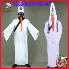 Bộ Trang Phục Halloween Diêm Vương Hắc Bạch Vô Thường cho Người Lớn - Trang Phục Ma Mị Ấn Tượng Cho Tiệc Hóa Trang