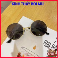 Kính Mát Gọng Tròn D182 Thời Trang - Kính Thầy Tướng Độc Đáo Cho Nam Nữ Yêu Thích Phong Cách Khác Biệt