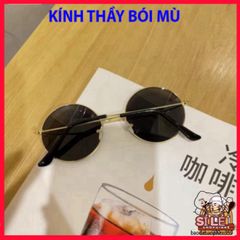 Kính Mát Gọng Tròn D182 Thời Trang - Kính Thầy Tướng Độc Đáo Cho Nam Nữ Yêu Thích Phong Cách Khác Biệt