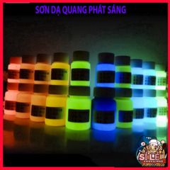 Sơn Dạ Quang 20ml 7 Màu Sắc Phát Sáng Mạnh Mẽ - Chất Lỏng Nghệ Thuật An Toàn, Dễ Dàng Sử Dụng Cho Tất Cả Chất Liệu