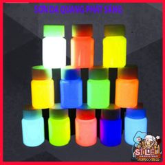 Sơn Dạ Quang 20ml 7 Màu Sắc Phát Sáng Mạnh Mẽ - Chất Lỏng Nghệ Thuật An Toàn, Dễ Dàng Sử Dụng Cho Tất Cả Chất Liệu