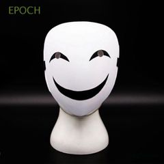 Mặt Nạ Hoạt Hình Nụ Cười Trắng Sáng - Phụ Kiện Cosplay Dành Cho Người Lớn Và Trẻ Em, Thích Hợp Tiệc Tùng, Halloween, Sự Kiện Lễ Hội