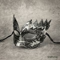 Mặt Nạ Hóa Trang Nửa Mặt Phong Cách Venetian Cổ Điển - Thích Hợp Cho Tiệc Halloween, Vũ Hội, Đẳng Cấp và Sang Trọng