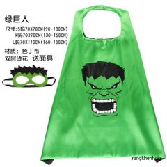 Khăn Choàng Siêu Anh Hùng Vải Lụa Cao Cấp Cho Bé - Thor, Batman, Hulk, Spider-Man, Phụ Kiện Thời Trang Hóa Trang, Quà Sinh Nhật