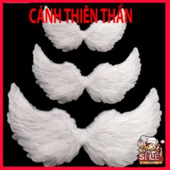 Bộ Cosplay Cánh Thiên Thần Trắng cho Bé - Lễ Hội, Hóa Trang, Chụp Hình - Chất Liệu Lông Giả, Nhiều Kích Cỡ, Thiết Kế Dễ Thương
