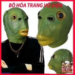 Mũ Đội Đầu Cá Xanh Latex Hài Hước - Phụ Kiện Cosplay Tiệc Tùng Cho Người Lớn Và Trẻ Em, Thích Hợp Lễ Hội Halloween, Phục Sinh