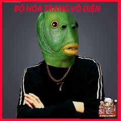 Mũ Đội Đầu Cá Xanh Latex Hài Hước - Phụ Kiện Cosplay Tiệc Tùng Cho Người Lớn Và Trẻ Em, Thích Hợp Lễ Hội Halloween, Phục Sinh