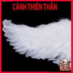Bộ Cánh Lông Vũ Trắng Dễ Thương Cho Bé - Phụ Kiện Tiệc Tùng Thoải Mái, Chất Liệu Tự Nhiên, Kích Thước Linh Hoạt