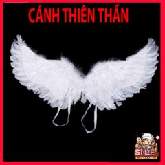 Bộ Cánh Lông Vũ Trắng Dễ Thương Cho Bé - Phụ Kiện Tiệc Tùng Thoải Mái, Chất Liệu Tự Nhiên, Kích Thước Linh Hoạt