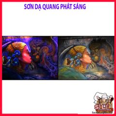 Sơn Dạ Quang 15G An Toàn Dễ Sử Dụng - Phản Xạ Gốc Nước Cho Nghệ Thuật Trang Trí, Màu Sắc Đa Dạng