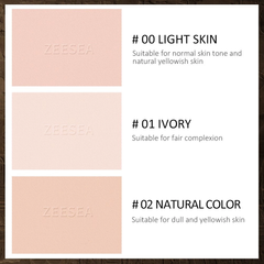 Phấn Phủ Trang Điểm ZEESEA Nữ Hoàng Ai Cập 8g - Kiểm Dầu, Da Mịn Như Nhung, Lớp Make Up Hoàn Hảo, Dưỡng Ẩm Tối Ưu