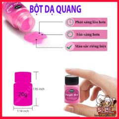 Bộ 12 Màu Bột Dạ Quang Phát Sáng Trong Tối - Phụ Kiện Trang Sức Resin Handmade Tỏa Sáng Ngây Ngất