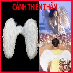 Cánh Thiên Thần Trắng/Đen - Trang Trí Chụp Ảnh Lông Vũ Mềm Mại Cho Không Gian Nghệ Thuật Đẹp Mắt