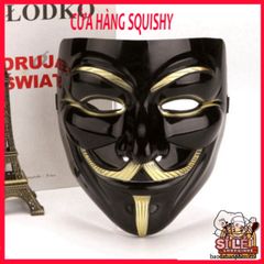 Mặt Nạ Hacker Anonymous Cosplay - Phụ Kiện Hóa Trang Halloween, Màu Vàng, Bạc, Đen, Trắng, Đồ Đặc Biệt Cho Tiệc Hóa Trang