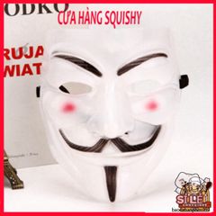 Mặt Nạ Hacker Anonymous Cosplay - Phụ Kiện Hóa Trang Halloween, Màu Vàng, Bạc, Đen, Trắng, Đồ Đặc Biệt Cho Tiệc Hóa Trang