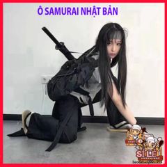 Ô Dù Nhật Bản Samurai Cán Dài Sang Trọng 105cm - Phong Cách Quá Khổ Cho Nam Nữ, Thiết Kế Đẹp Mới Lạ