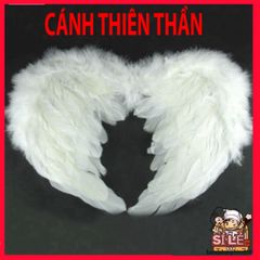 Đôi cánh thiên thần lông vũ trắng cho bé - Phụ kiện hóa trang lễ hội dễ thương, giúp bé tỏa sáng và vui chơi sáng tạo