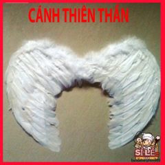 Đôi cánh thiên thần lông vũ trắng cho bé - Phụ kiện hóa trang lễ hội dễ thương, giúp bé tỏa sáng và vui chơi sáng tạo