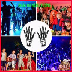 Khẩu Trang Đầu Lâu Kinh Dị - Bộ Mặt Nạ và Găng Tay Hóa Trang Cho Tiệc Halloween, Dịch Vụ Nhập Vai Huyền Bí