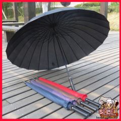 Ô 24 Nan Siêu Rộng Chống Nắng Mưa - Dù Bền Chắc, Vải Chống UV, Tay Cầm Da Thoải Mái - Phụ Kiện Ngoài Trời Thời Trang