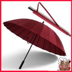 Ô 24 Nan Siêu Rộng Chống Nắng Mưa - Dù Bền Chắc, Vải Chống UV, Tay Cầm Da Thoải Mái - Phụ Kiện Ngoài Trời Thời Trang