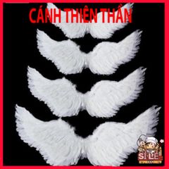 Bộ Cánh Thiên Thần Cosplay Trắng Cho Bé - 11 Kích Cỡ, Phù Hợp Biểu Diễn, Hóa Trang, Chụp Ảnh Sự Kiện, Lông Vũ Mềm Mại