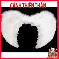 Bộ Cánh Thiên Thần Cosplay Trắng Cho Bé - 11 Kích Cỡ, Phù Hợp Biểu Diễn, Hóa Trang, Chụp Ảnh Sự Kiện, Lông Vũ Mềm Mại