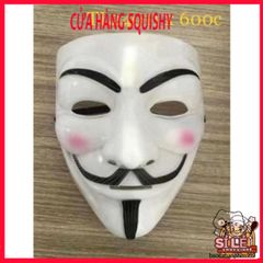 Mặt Nạ Hacker Anonymous - Phụ Kiện Cosplay Hóa Trang Halloween, Đen Bạc Vàng Trắng, Độc Đáo Cho Dự Tiệc và Fandom Tech