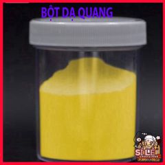 Bột Dạ Quang Vàng 50g - Phát Sáng Trong Bóng Tối, Hiệu Ứng Nghệ Thuật Độc Đáo Cho Thủ Công và Trang Trí Nội Thất