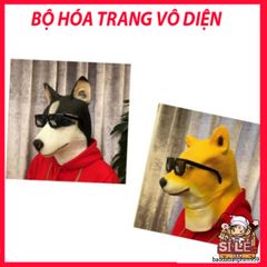 Mặt Nạ Hài Hước Troll Silicone - Phụ Kiện Tiệc Halloween, Giáng Sinh với Thiết Kế Cá Xanh, Chó, Ngựa, Ếch Vui Nhộn