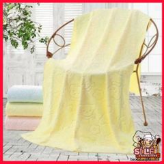 Combo 5 Khăn Tắm Nhật Bản Microfiber Mềm Mại Thấm Nước Tốt (140cm x 70cm) Nhiều Màu Sắc Tươi Sáng Cho Bé Yêu