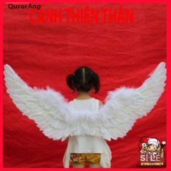 Cánh Lông Vũ Trẻ Em Trắng Dễ Thương - Phụ Kiện Tiệc Giáng Sinh, Hóa Trang, Sinh Nhật, Thiên Thần Xinh Xắn