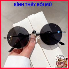 Kính Râm Thời Trang Gọng Tròn Nhỏ - Kính Mát Phong Cách Thày Bói Mù Cho Nam Nữ, Kính Đi Biển, Đi Chơi