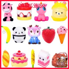 Squishy Jumbo Hình Bạch Tuộc Xanh Dương - Đồ Chơi Giảm Stress Mềm Mại, Co Giãn, Dễ Thương Cho Bé và Người Lớn