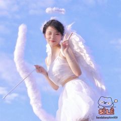 Cánh Thiên Thần Trắng Cosplay - Phụ Kiện Halloween và Tiệc Tùng Với Lông Vũ Cho Người Lớn và Trẻ Em, Đủ Màu Sắc Trang Trí
