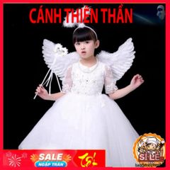 Cánh Thiên Thần Cosplay Dễ Dàng - Phụ Kiện Hóa Trang Tiệc Tùng Giáng Sinh & Halloween cho Trẻ Em và Người Lớn