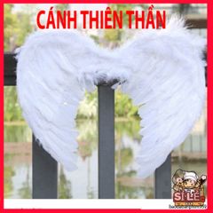 Đôi Cánh Thiên Thần Trắng Lông Vũ - Phụ Kiện Cosplay Halloween Dành Cho Bé Yêu - Chụp Hình Đẹp Mắt, Thời Trang Thiên Thần