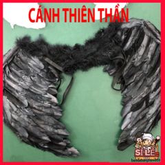 Đôi Cánh Thiên Thần Trắng Lông Vũ - Phụ Kiện Cosplay Halloween Dành Cho Bé Yêu - Chụp Hình Đẹp Mắt, Thời Trang Thiên Thần