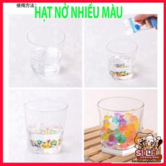 Hạt Nở Trồng Cây Thủy Sinh - Hạt Pha Lê Trang Trí Đẹp Cho Bình Hoa, Dễ Sử Dụng, Tăng Kích Thước Đến 14mm
