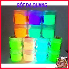 Bộ 6 Màu Bột Dạ Quang Phát Sáng – Độc Đáo Nhập Khẩu Từ Đức, Phù Hợp Cho Trang Trí Nghệ Thuật, Đồ Thủ Công Sáng Tạo