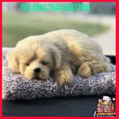 Thú Bông Mèo Trắng Lông Mềm Khử Mùi & Lọc Khi Cho Xe Ô Tô - Đồ Chơi Dễ Thương Cho Chó Mèo