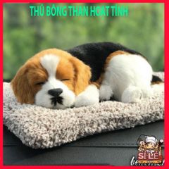 Thú Bông Mèo Trắng Lông Mềm Khử Mùi & Lọc Khi Cho Xe Ô Tô - Đồ Chơi Dễ Thương Cho Chó Mèo