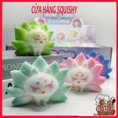 Hồ Ly Tinh Xanh Dương 7 Màu Squishy - Đồ Chơi Giải Trí Siêu Dễ Thương, Giảm Căng Thẳng Cho Trẻ Em