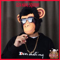 Mặt Nạ Chó Ngáo Husky Trùm Đầu - Phụ Kiện Hóa Trang Halloween, Quay Video TikTok, Cosplay Dễ Thương cho Người Yêu Thú Cưng