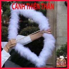Bộ cánh cục cưng cosplay lông vũ trắng cho bé - Trang phục biểu diễn, hóa trang, chụp ảnh - Nhiều kích cỡ lựa chọn
